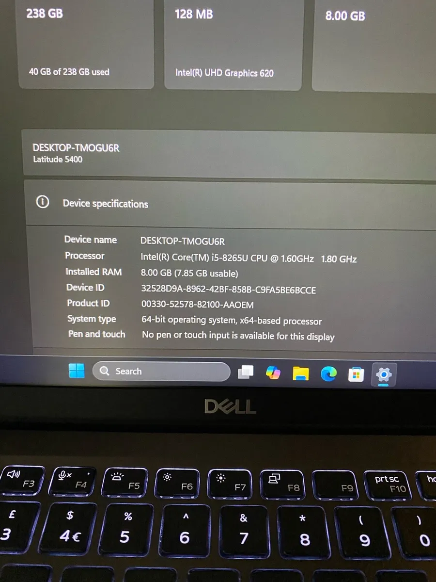4 x Dell latitude i5 pro 8gb 256 ssd win 11 pro - Image 4