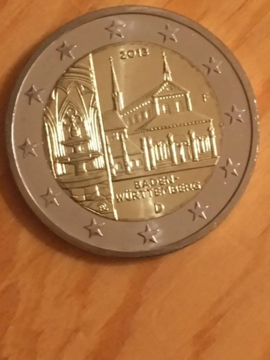 German Commemorative 2 Euro Coins - 4 Euros Each - Image 1