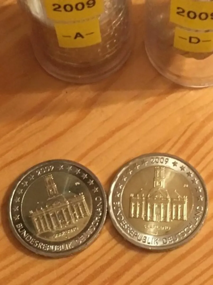 German Commemorative 2 Euro Coins - 4 Euros Each - Image 2