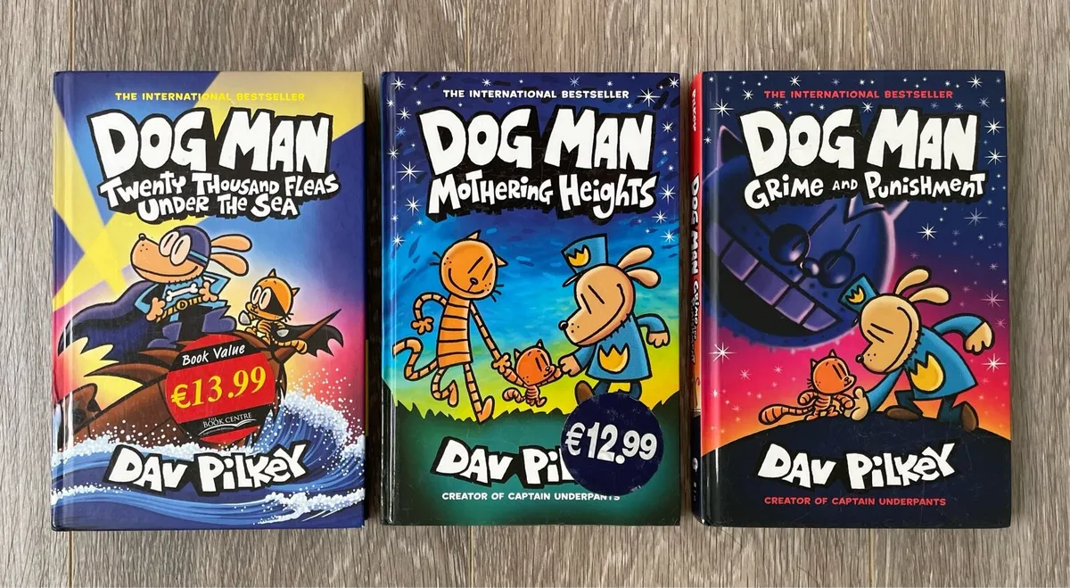 3 Hardback Dogman Books
