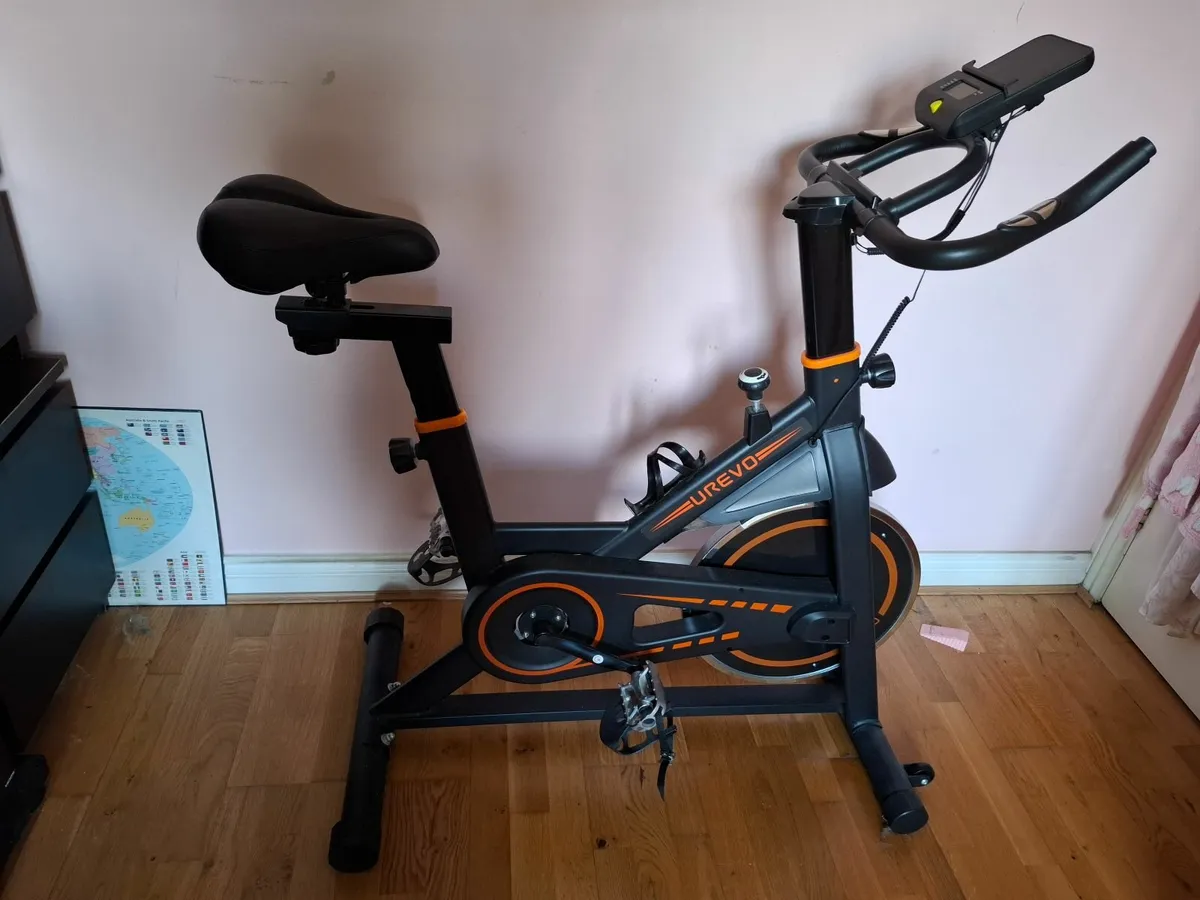 UREVO Indoor Spin Bike – Great Condition - Image 3