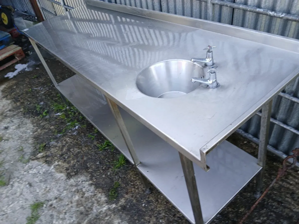 Stainless steel cabbinet sink unit delivered - Image 3