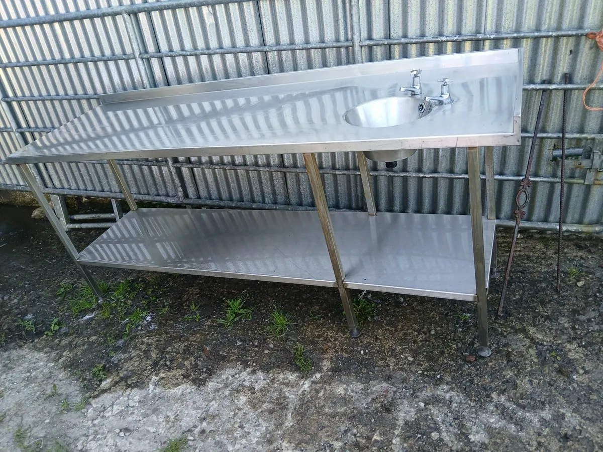 Stainless steel cabbinet sink unit delivered - Image 4