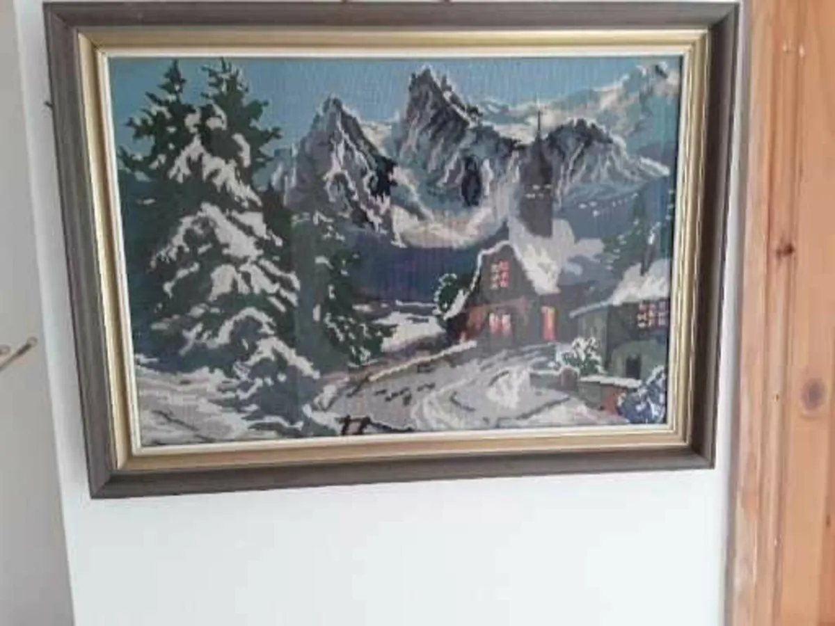 Lovely large tapestry picture - Image 1