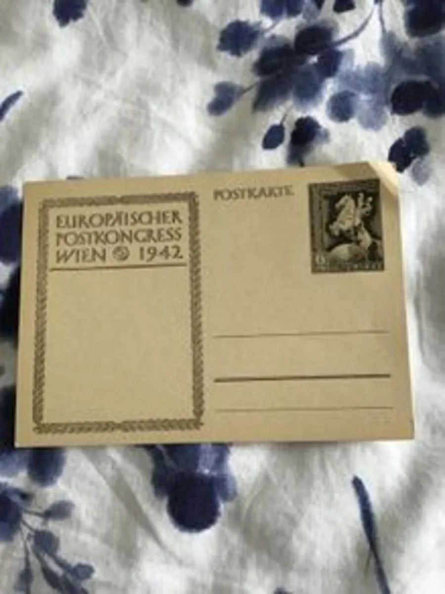 Rare/Genuine WW 2 Memorabilia - German postcard