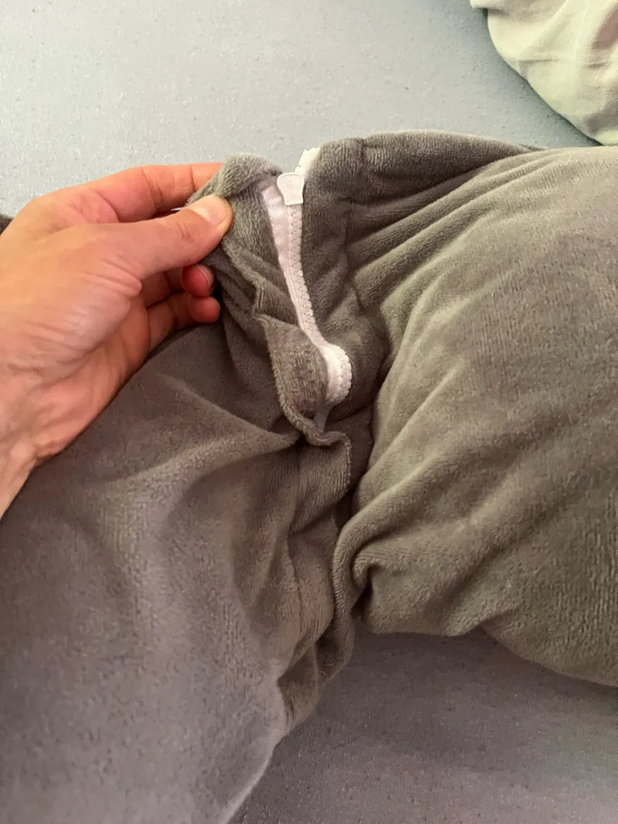 Nursing pillow, gray, pregnancy, breastfeeding - Image 3