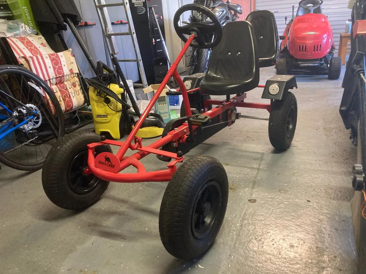 2 seat pedal Dino Car Go-Cart - Image 1