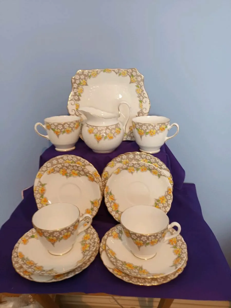 Vintage  Art Decco part Breakfast  Set China. - Image 1