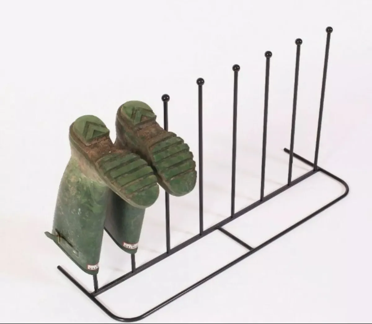 Steel Welly Boot Rack (4 Pairs) NEW - Image 1
