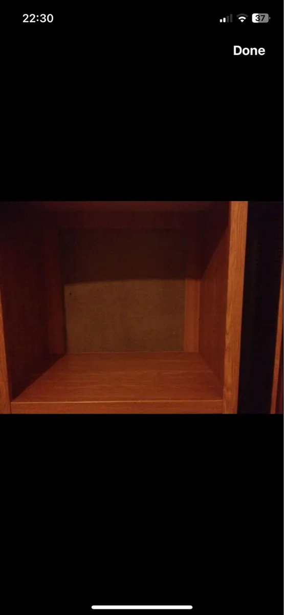 American Oak TV and DVD Storage Unit - Image 3