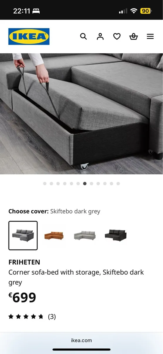 L shaped sofa - Image 1