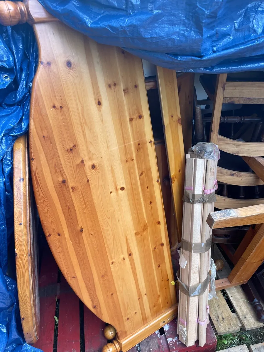 Heavy solid bed frame double 4,6 ft