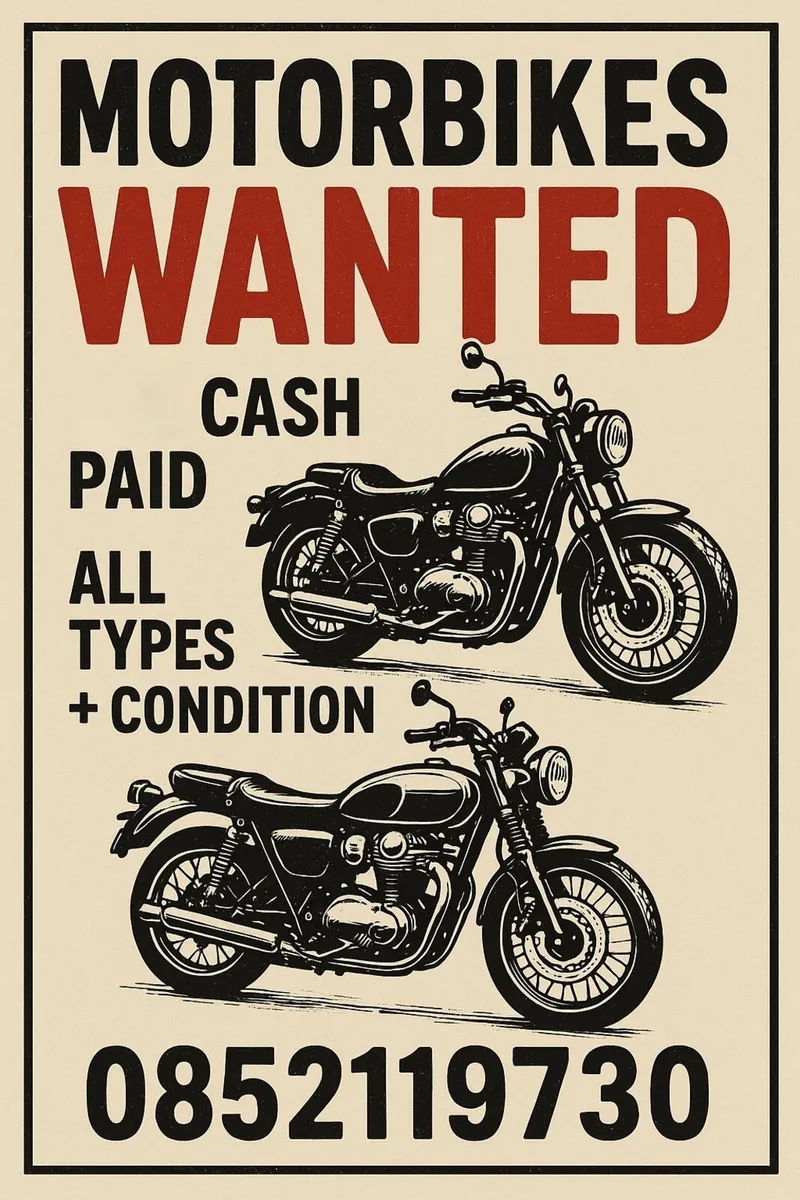All motorbikes sought €€€ Any condition - Image 3