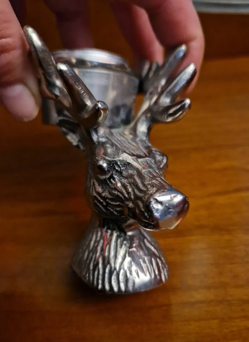 2 Stag design tealight holders and candle snuffer. - Image 3