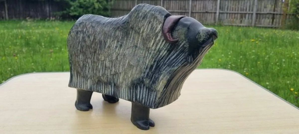 Joe Kavik - Large Arctic Musk Ox Sculpture - Image 2