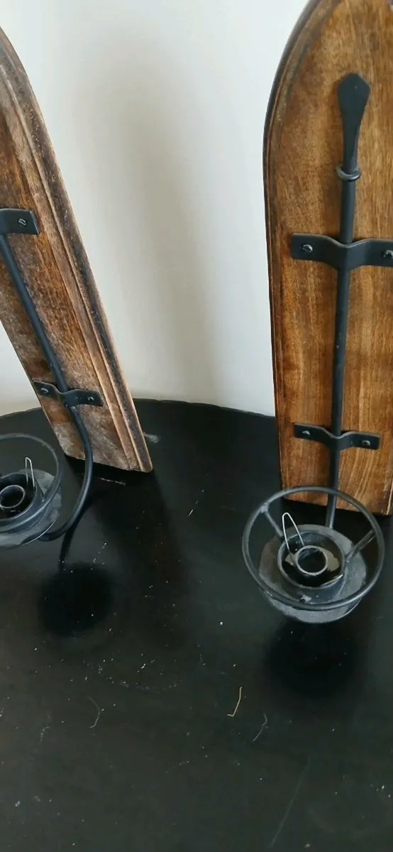 Wall mounted candle holders - Image 2