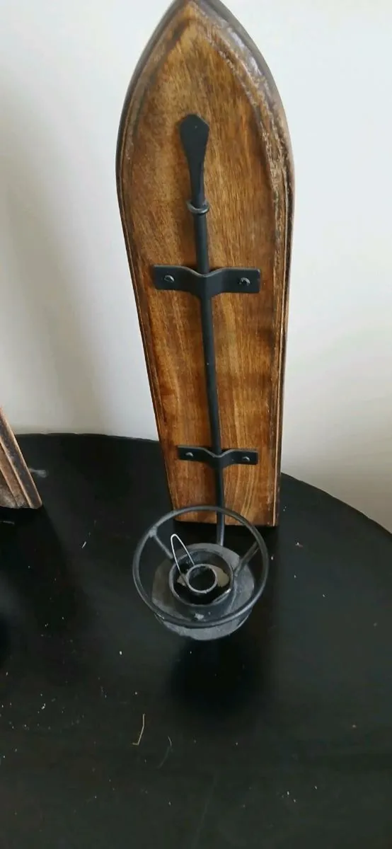Wall mounted candle holders - Image 3