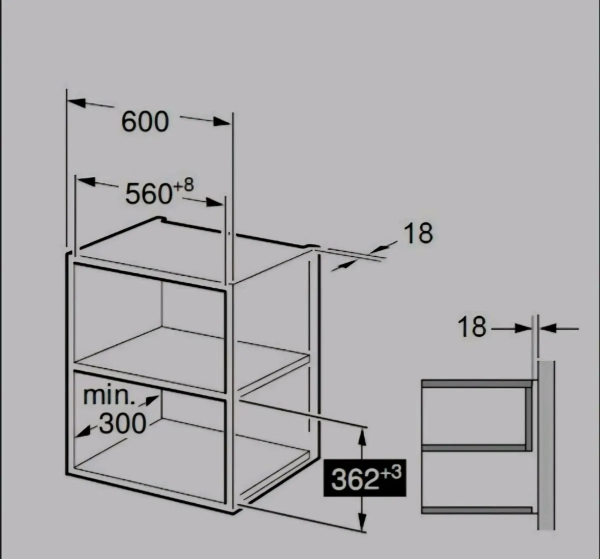 NordMende Built-in Microwave / Grill NM20IX - Image 4