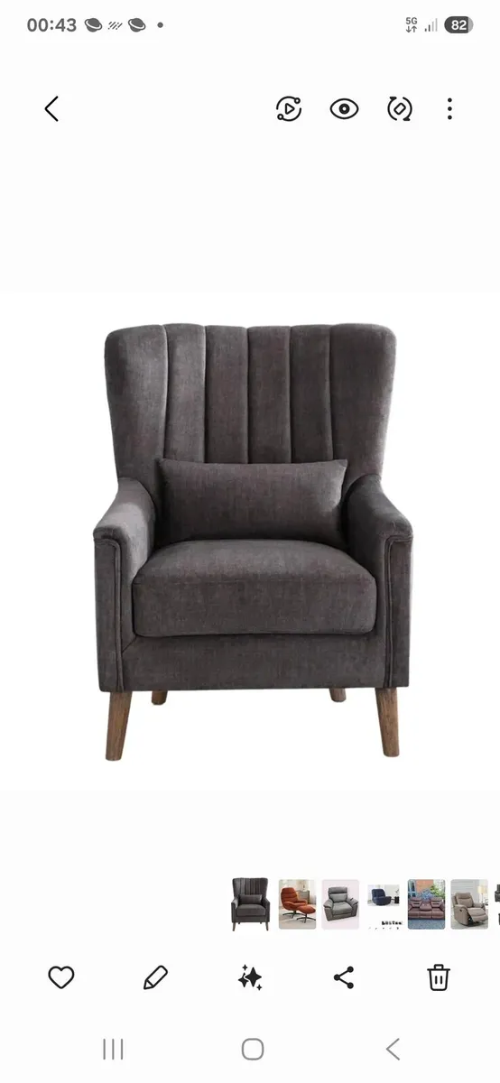 Charlotte orthopedic high back chair reduced