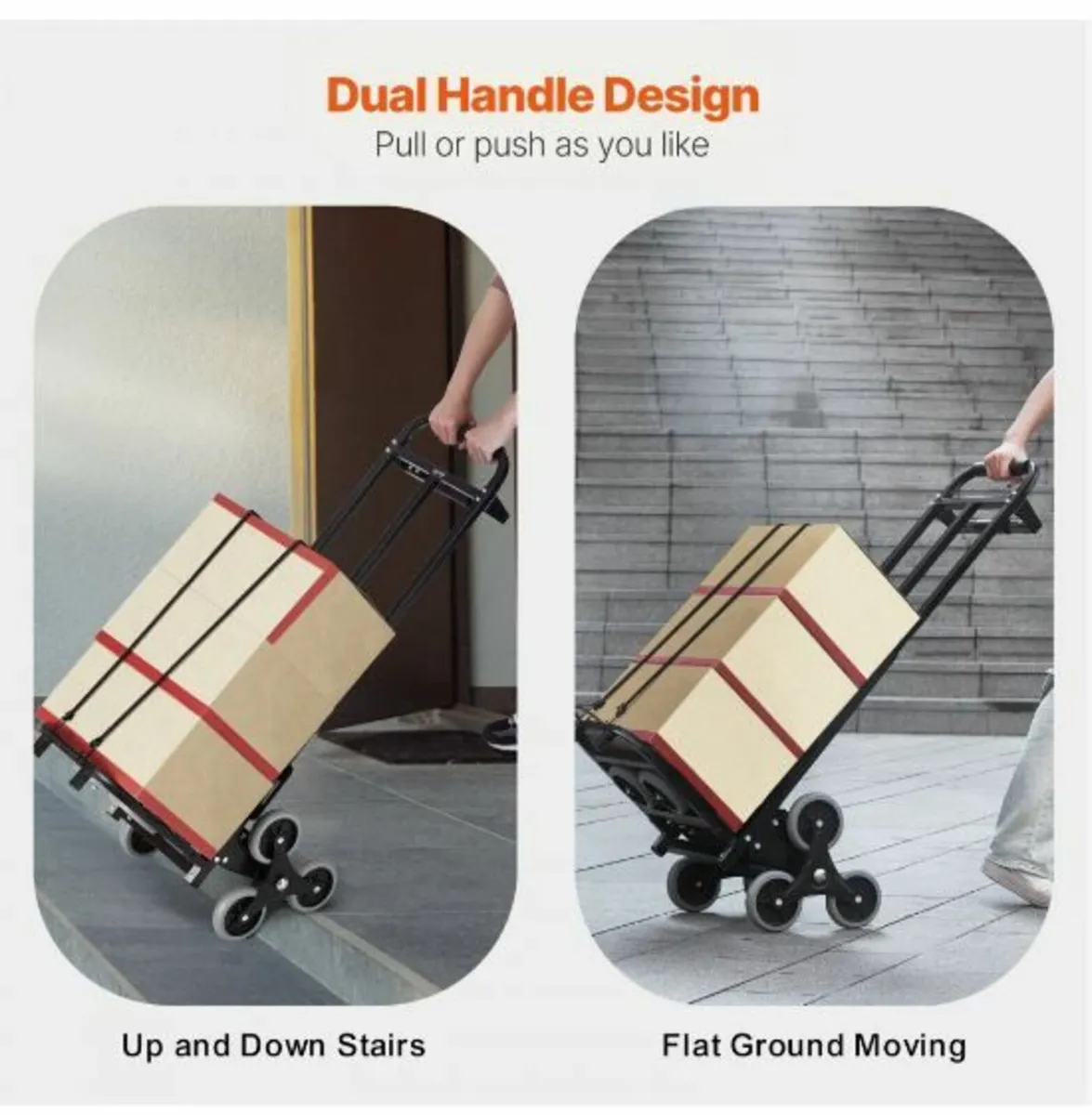 Stair Climbing Cart Heavy Duty Folding Hand Truck - Image 4