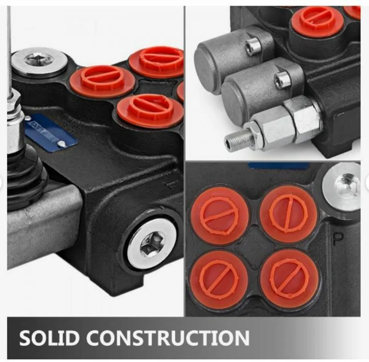 2 Spool Hydraulic Directional Control Valve 11gpm - Image 2