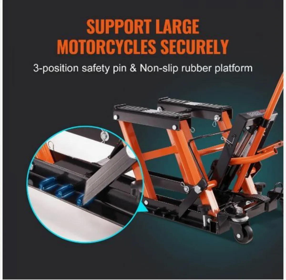 Motorcycle Hydraulic Pump Jack 1500 - Image 2
