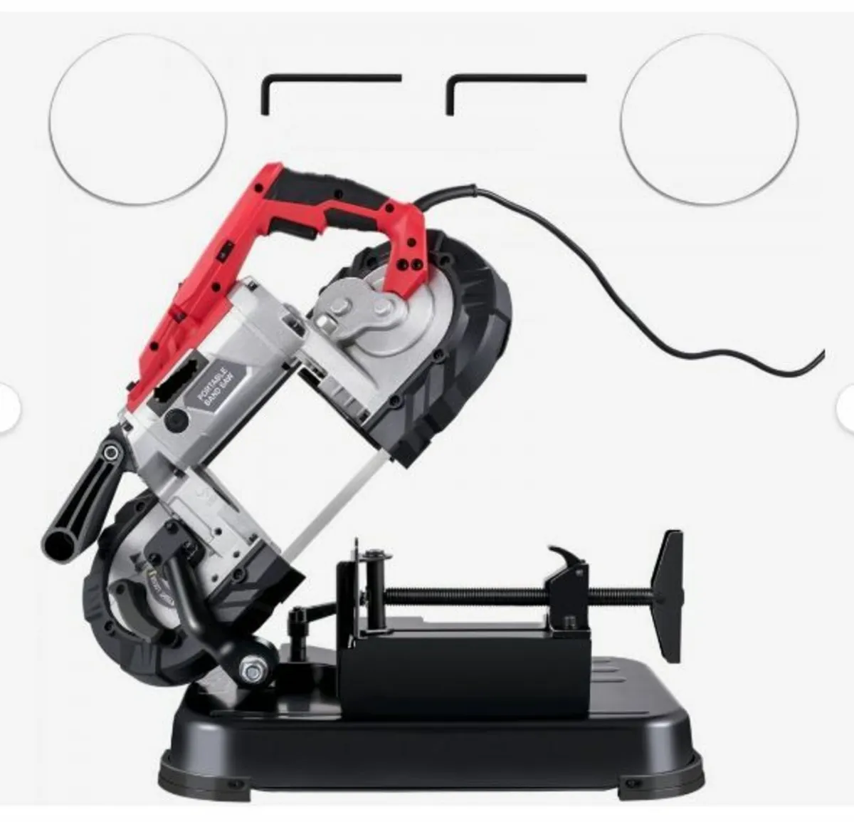 Portable Band Saw, with Removable Alloy Steel Base - Image 1