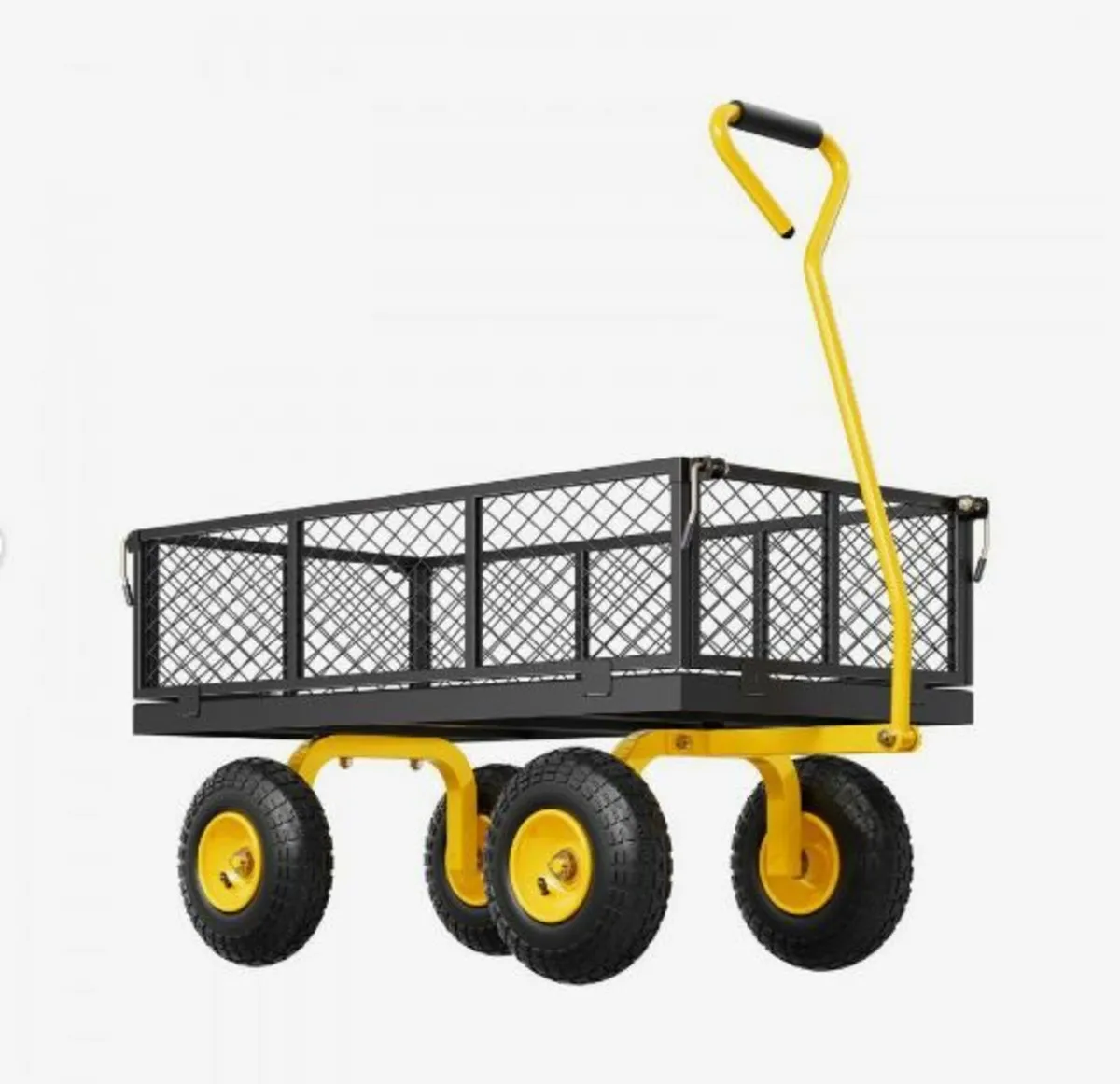 Steel Garden Cart 900lb Capacity Heavy - Image 4