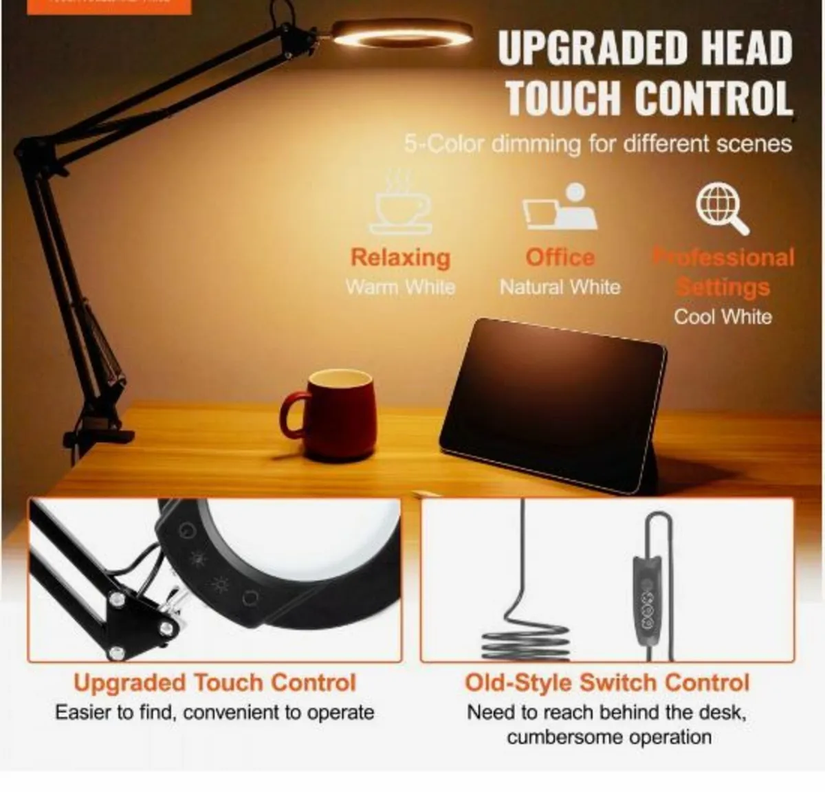 Magnifying Glass with Light & Base - Image 2