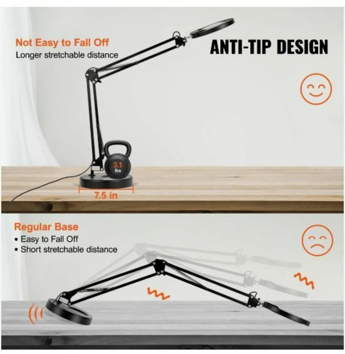Magnifying Glass with Light & Base - Image 3