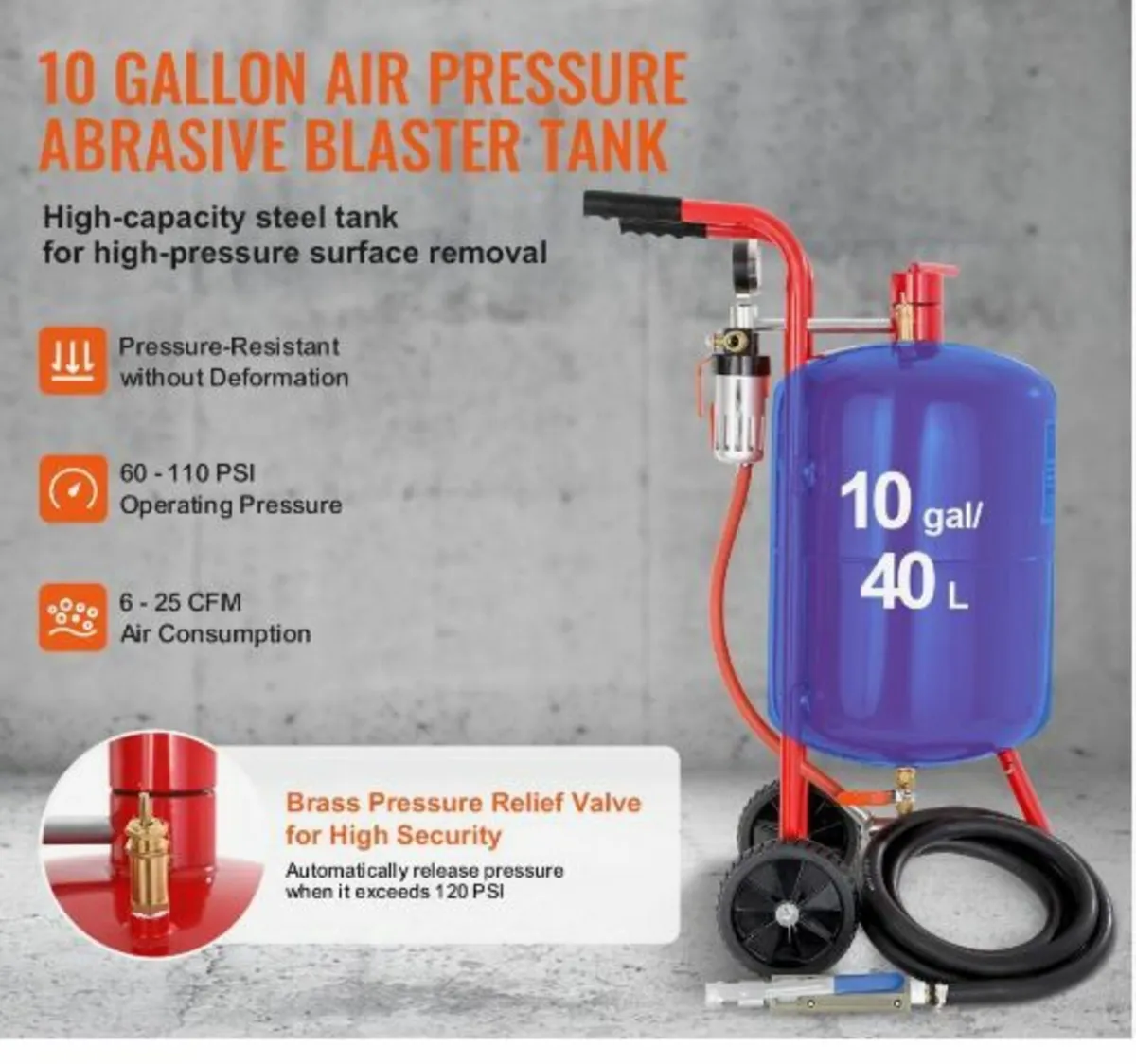 10 Gallon/38L Sandblaster Equipped - Image 3