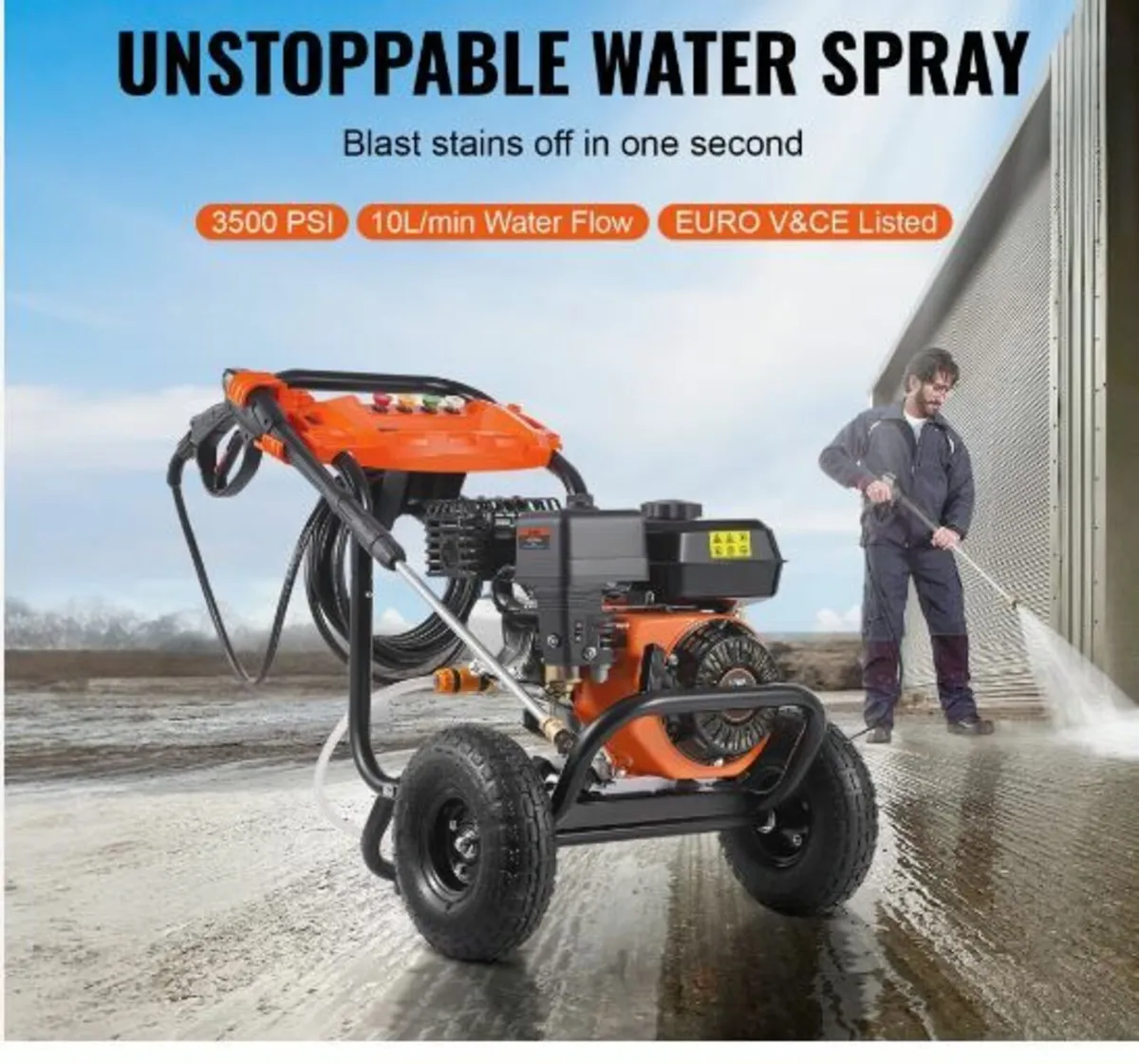 Gas Pressure Washer 3500 PSI 10L/min - Image 3