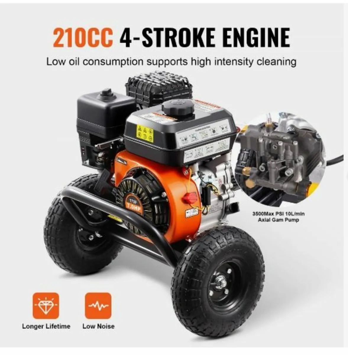 Gas Pressure Washer 3500 PSI 10L/min - Image 4