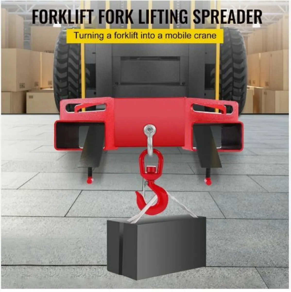 3 Ton Forklift Lifting Hook 6000 - Image 3