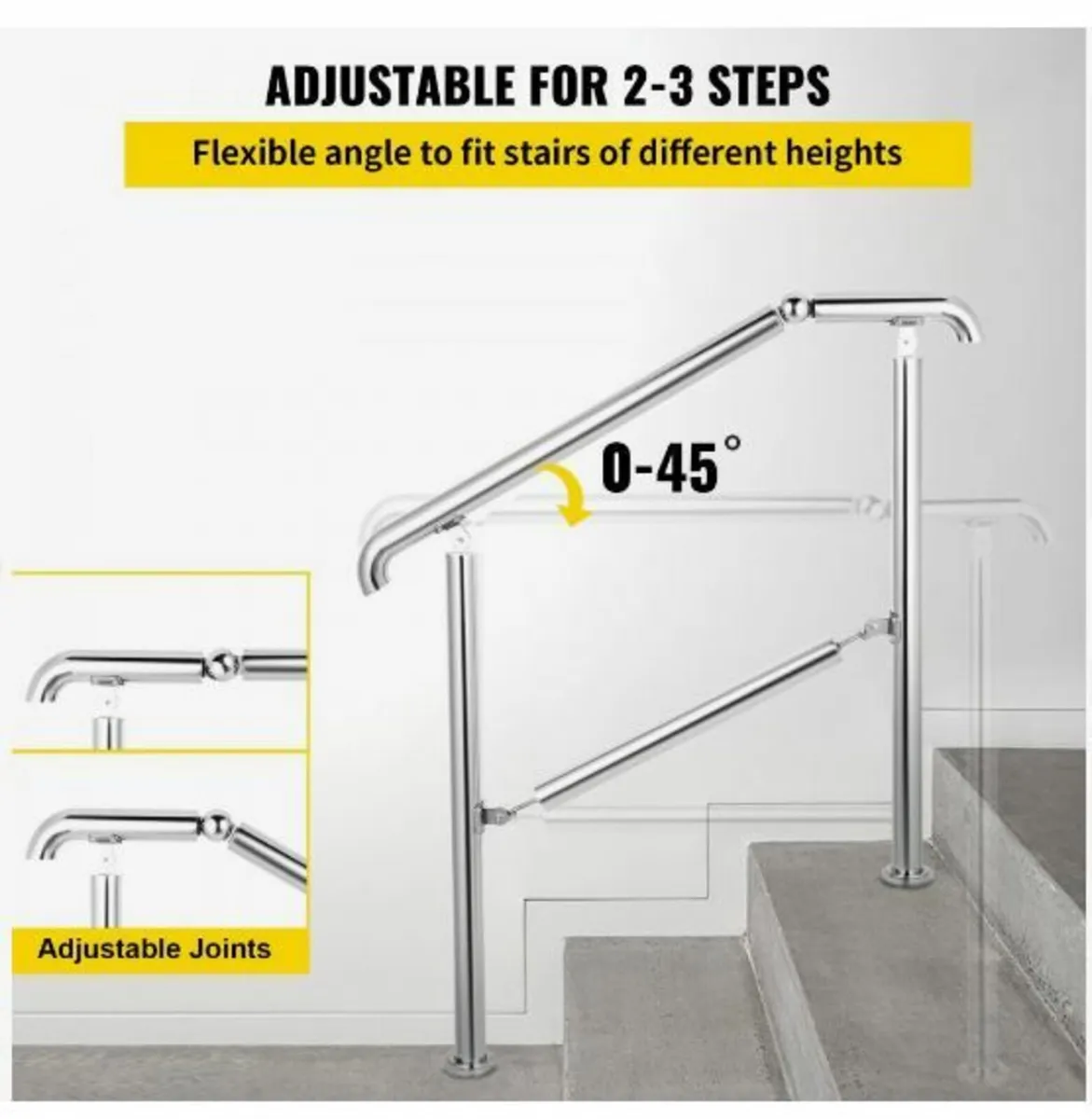 3 Step Railing Stainless Steel - Image 3