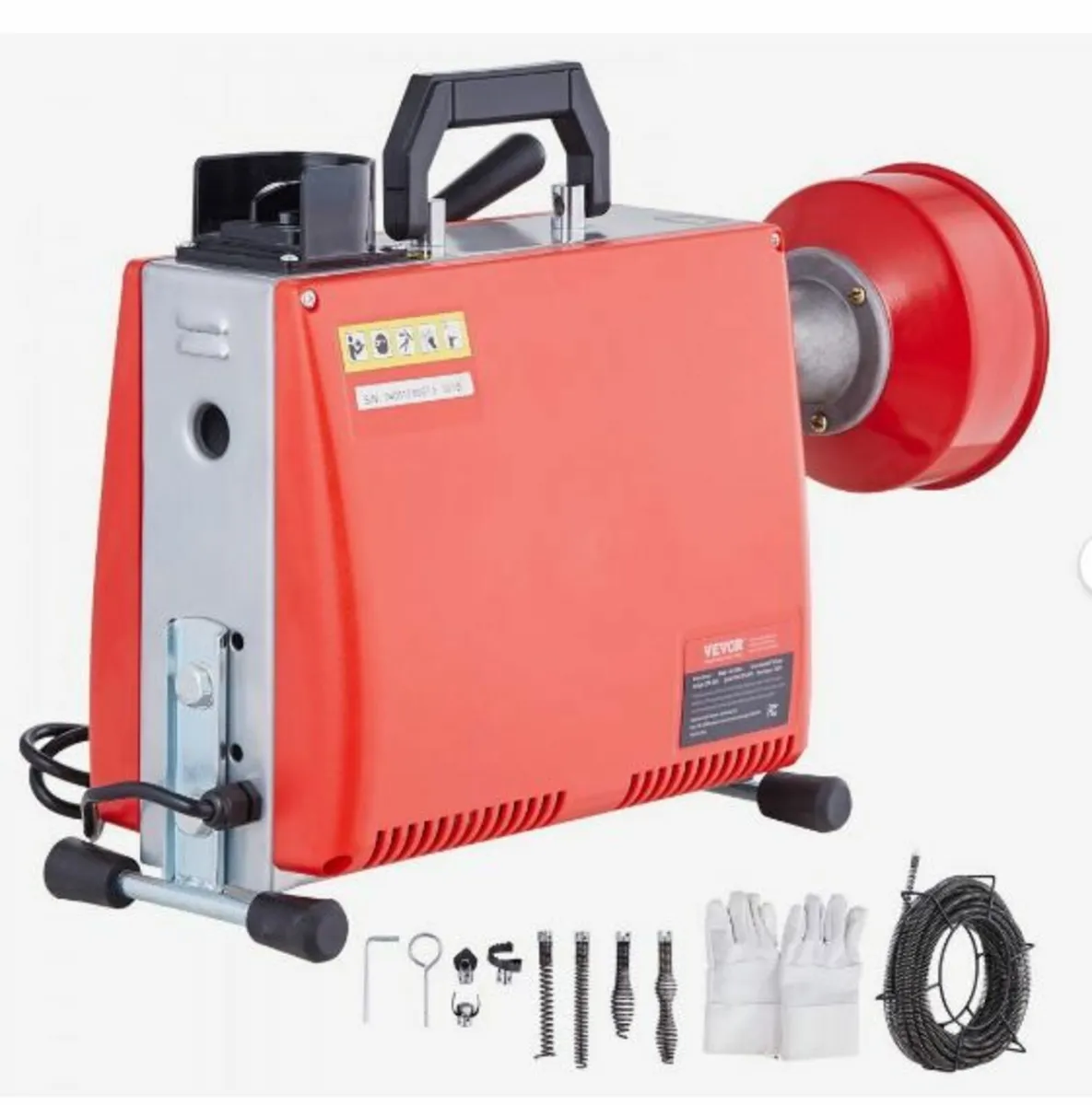 Drain Cleaner Machine 66FT x 5/8" 250W - Image 1