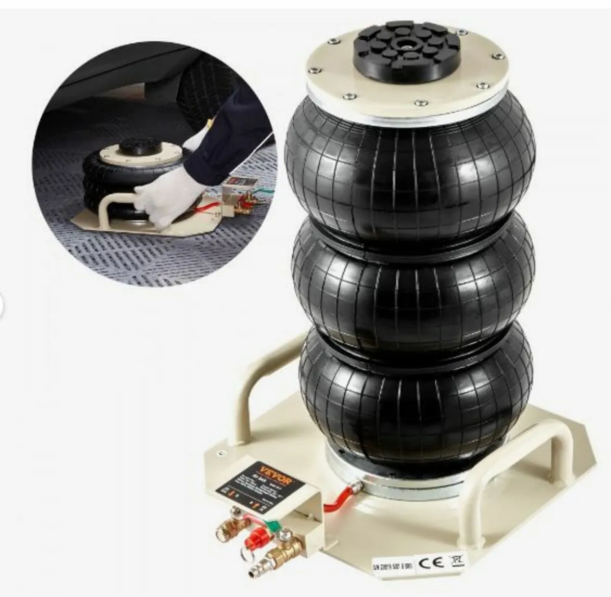 Air Jack, 3 Ton/6600 lbs Triple Bag Air - Image 1