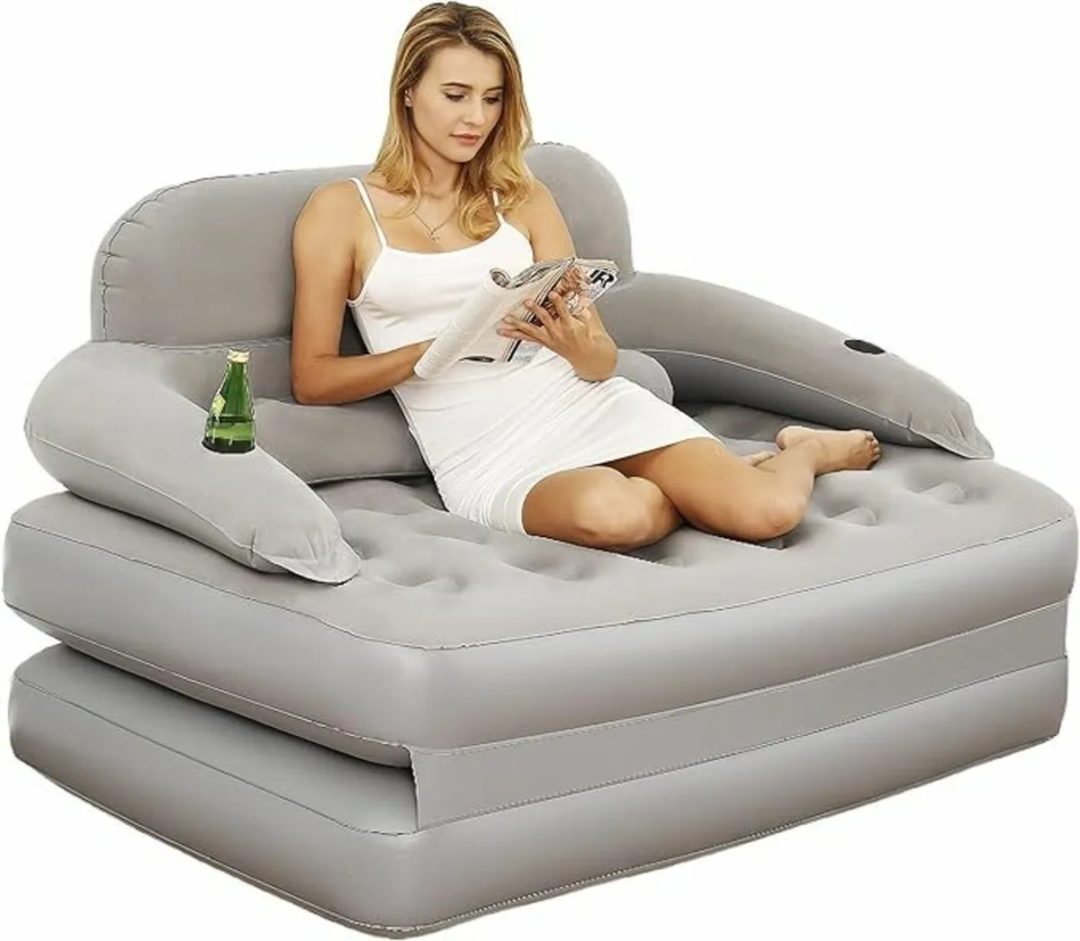 Inflatable Chair Air Couch bed Air Pump, Camping - Image 2