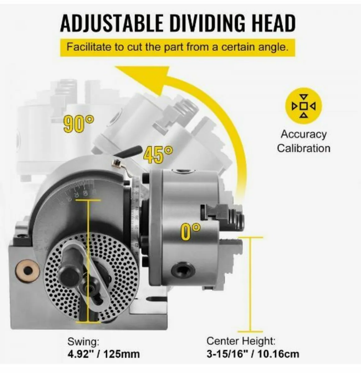 BS-0 Precision Dividing Head, Horizontal Dividing - Image 4