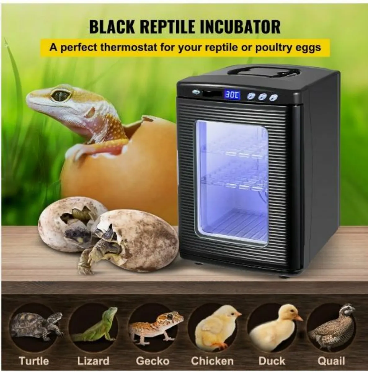 25L Reptile Herp Nursery Egg Incubator - Image 2