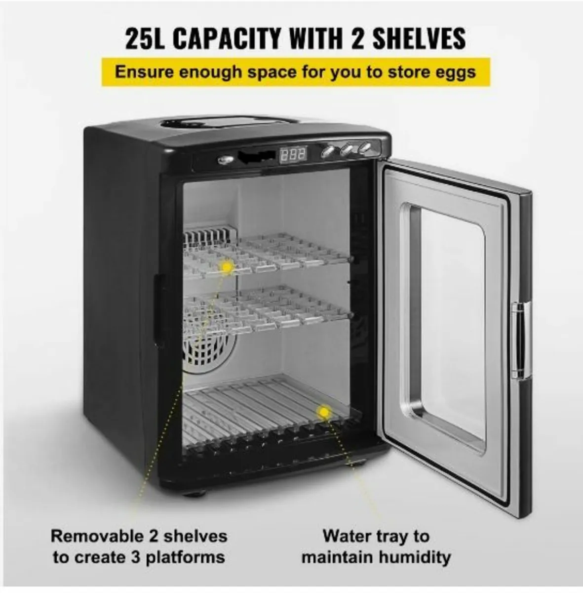 25L Reptile Herp Nursery Egg Incubator - Image 4