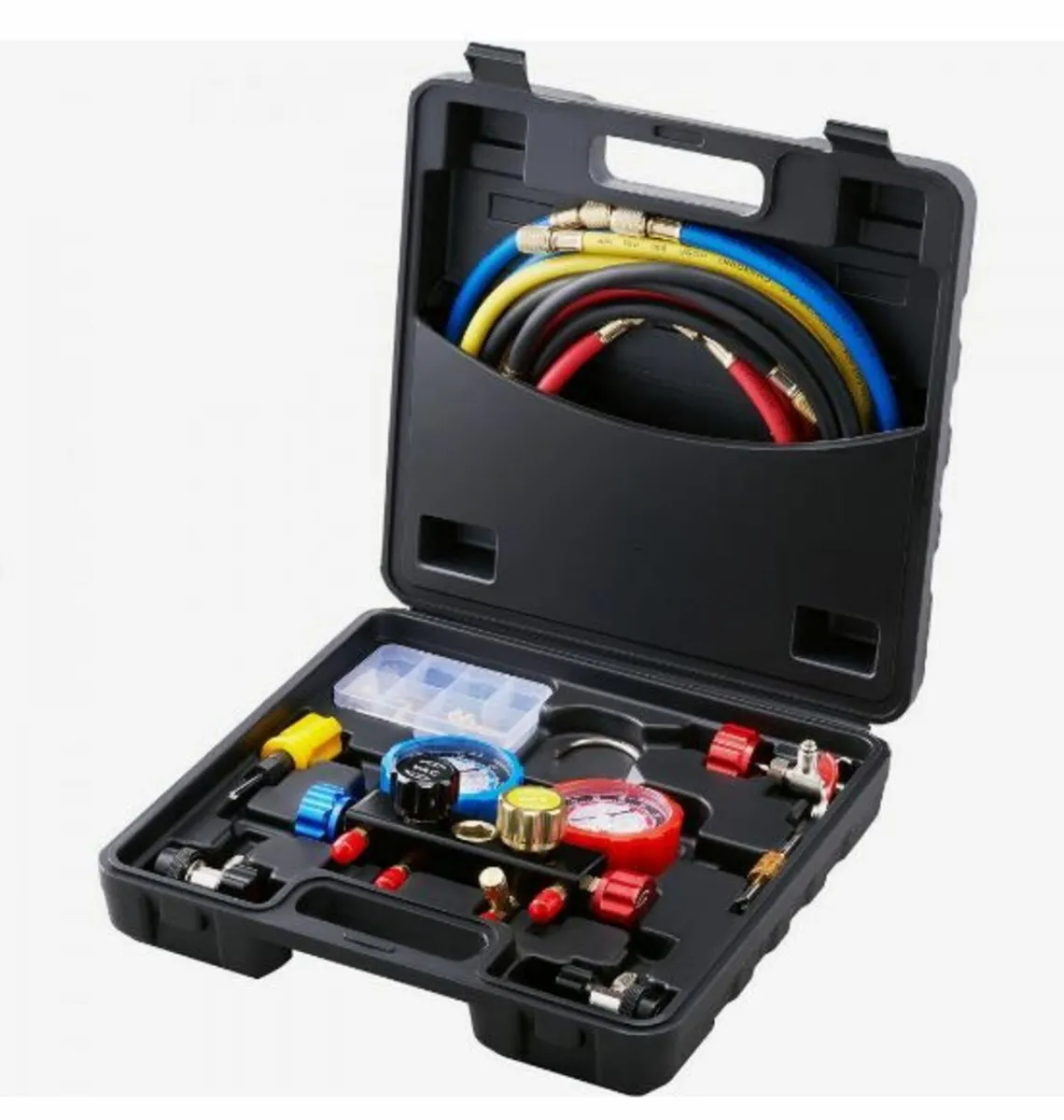 4 Way AC Gauge - AC Manifold Gauge Set - Image 1