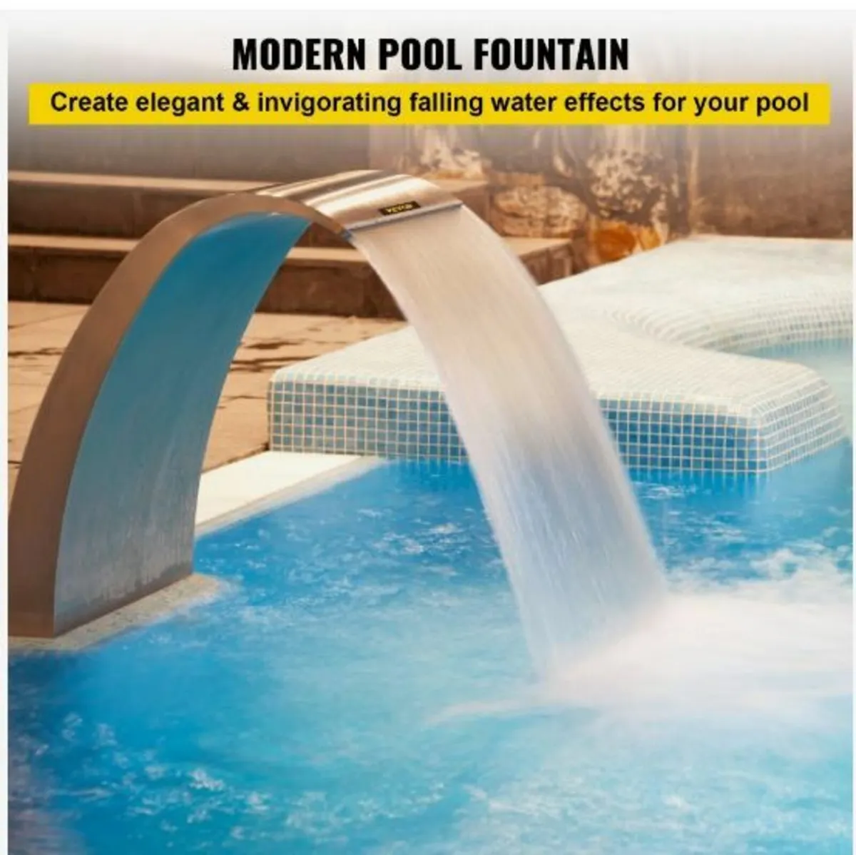 Pool Water Fountain Stainless Steel Pond - Image 2