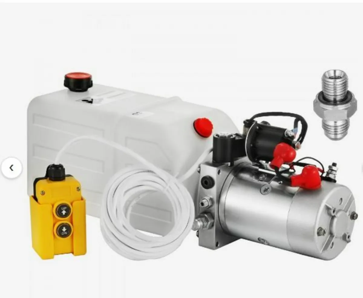 Electric Hydraulic Pump 7l Single Acting Plastic - Image 1
