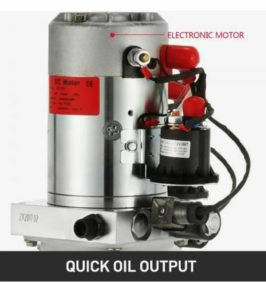 Electric Hydraulic Pump 7l Single Acting Plastic - Image 4