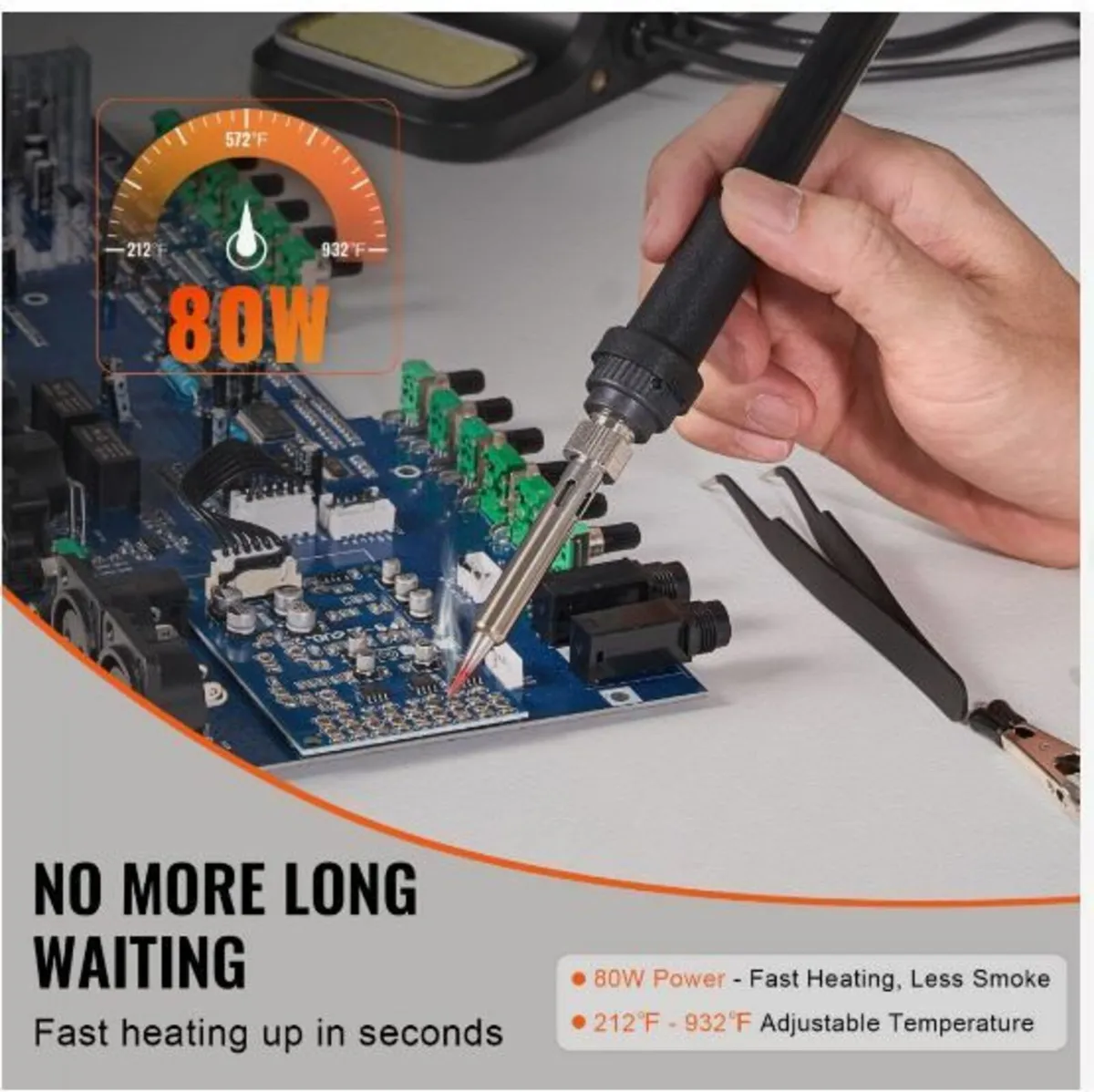 Soldering Iron Station 80W LED Display - Image 3