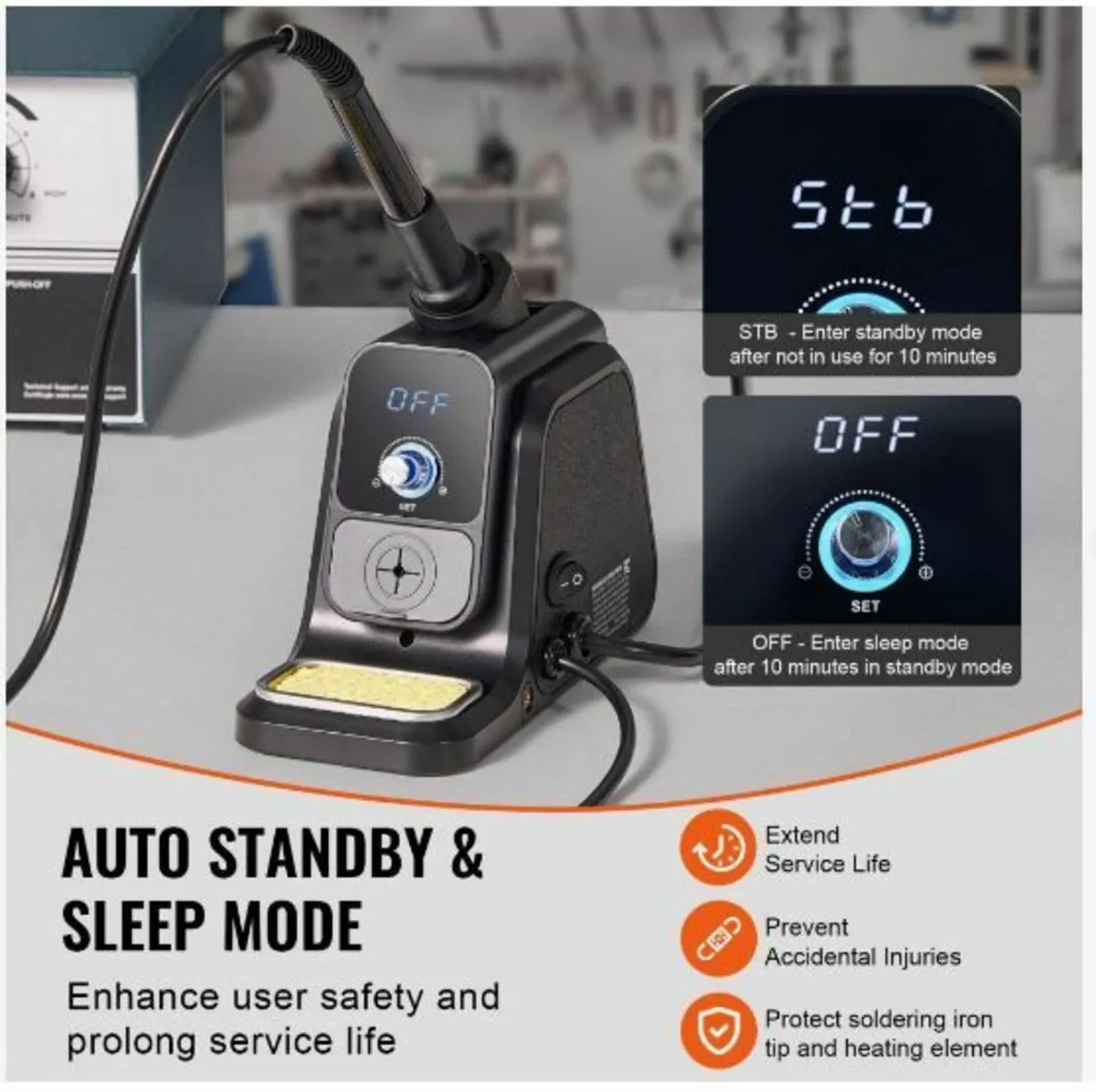 Soldering Iron Station 80W LED Display - Image 4