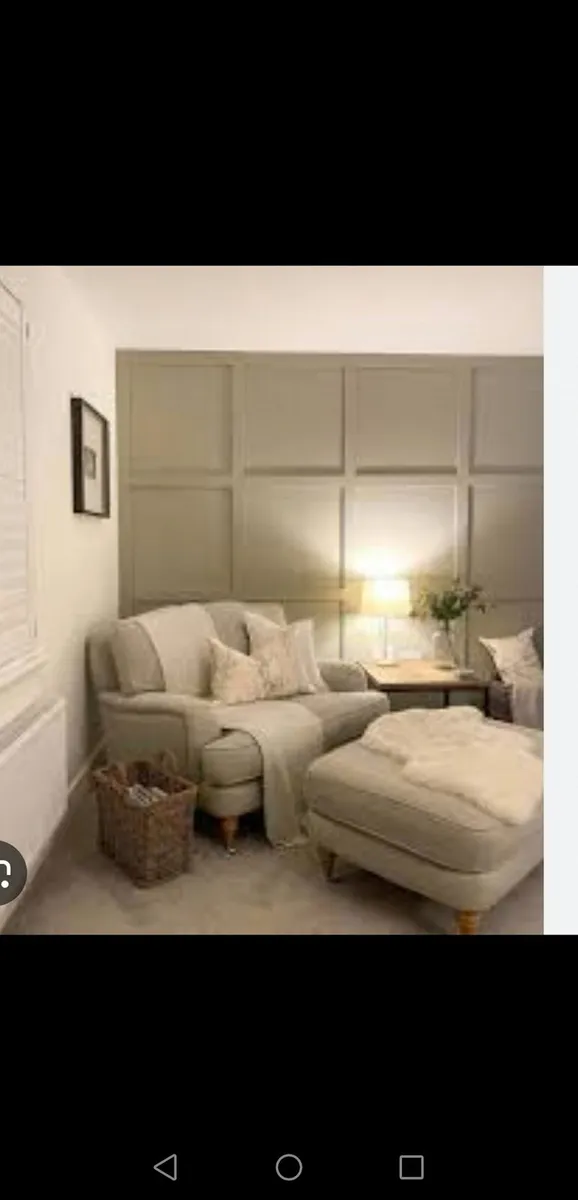 Stunning Laura Ashley Snuggler C/W Brass Castors - Image 1