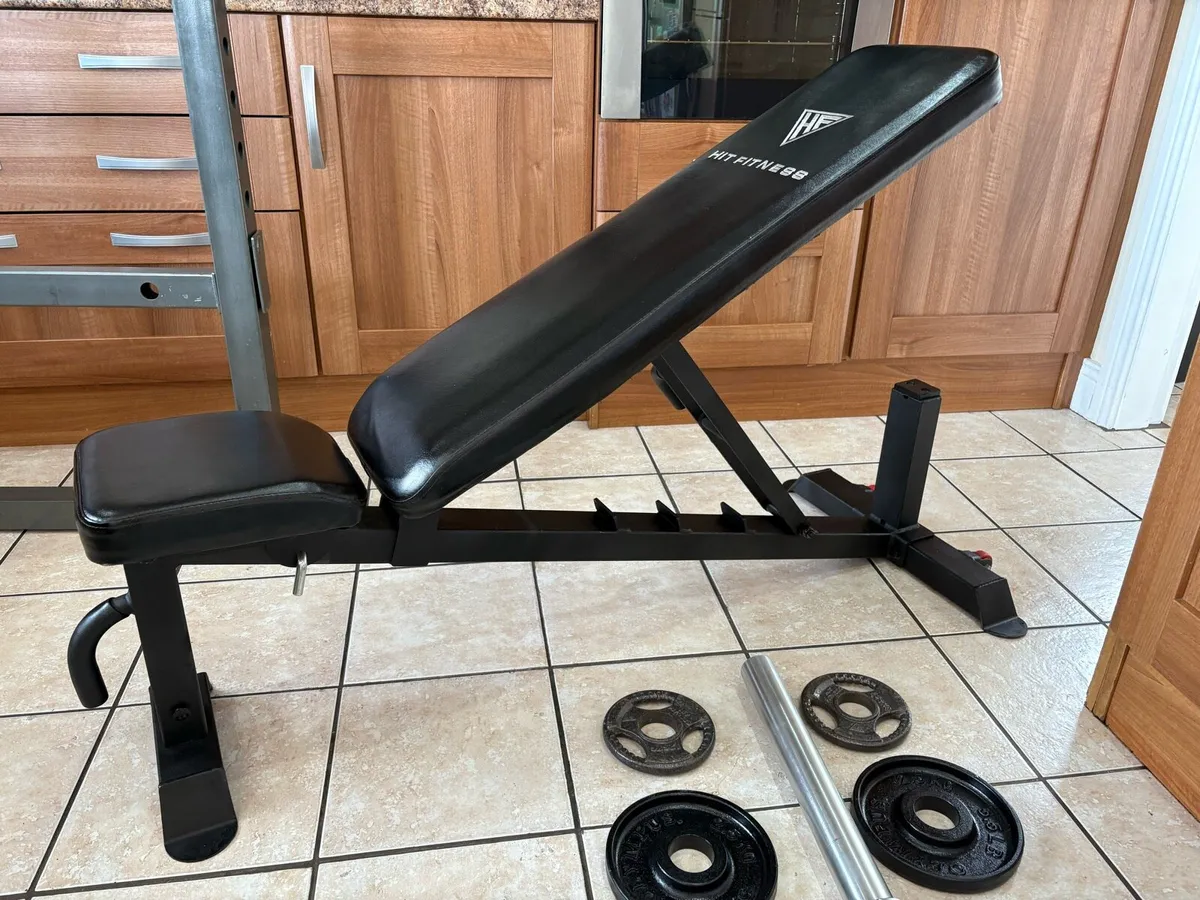 AMAZING GYM SET UP, POWER RACK WITH CABLE SYSTEM!! - Image 3