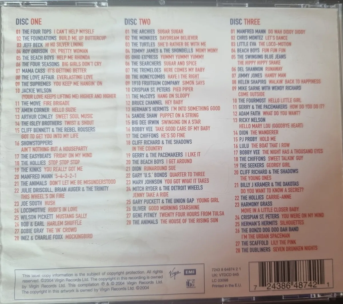 The Best Sixties Party 3 CD Set - Image 2